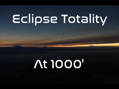 Solar Eclipse Totality via ParaMotor