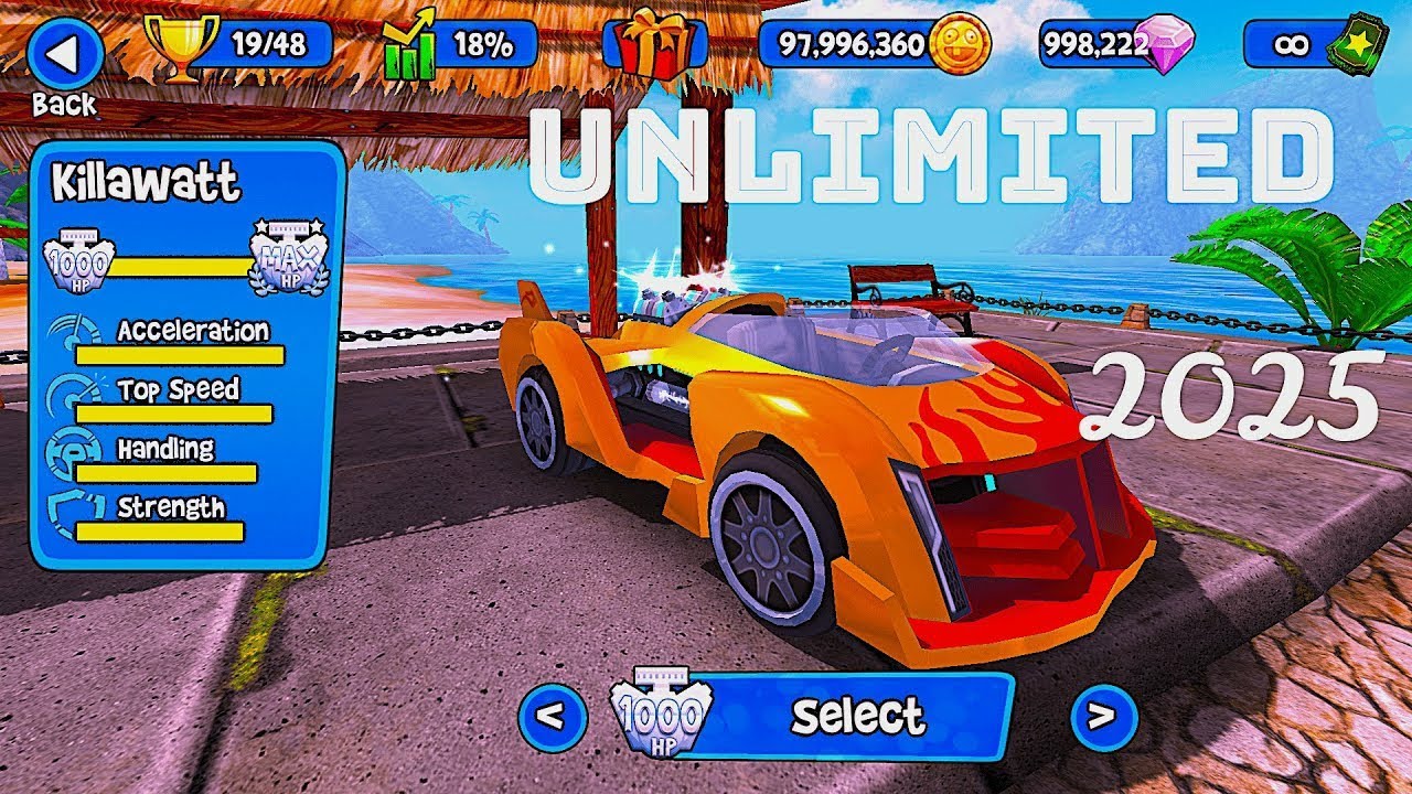 Beach buggy racing for PC (Windows) Unlimited Everything , No cheat Engine, New Crack 2025.