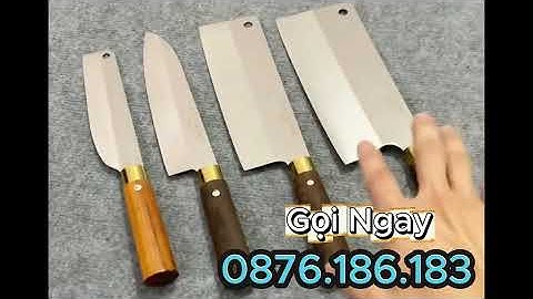 CHỈ 350k 1 BỘ DAO NHÀ BẾP THÉP KHÔNG GỈ CAO CẤP - BẢO HÀNH 1 NĂM