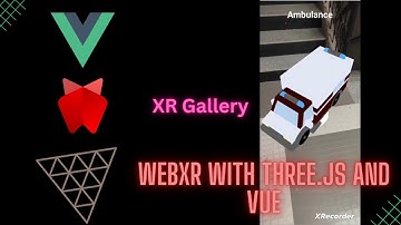 3d gallery with AR support | Webxr api, Three.js and Vue 3