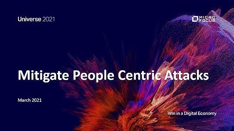 Mitigate People Centric Attacks