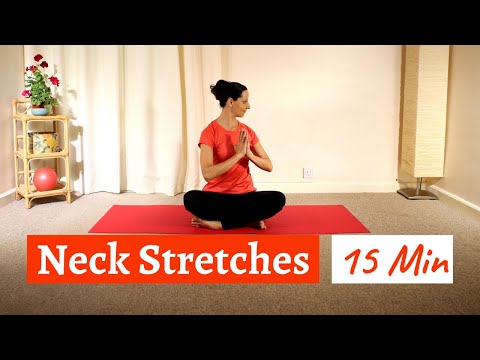 Neck Stretches - Pilates For Flexibility And Stress Release in 15 Minutes - Core And Balance