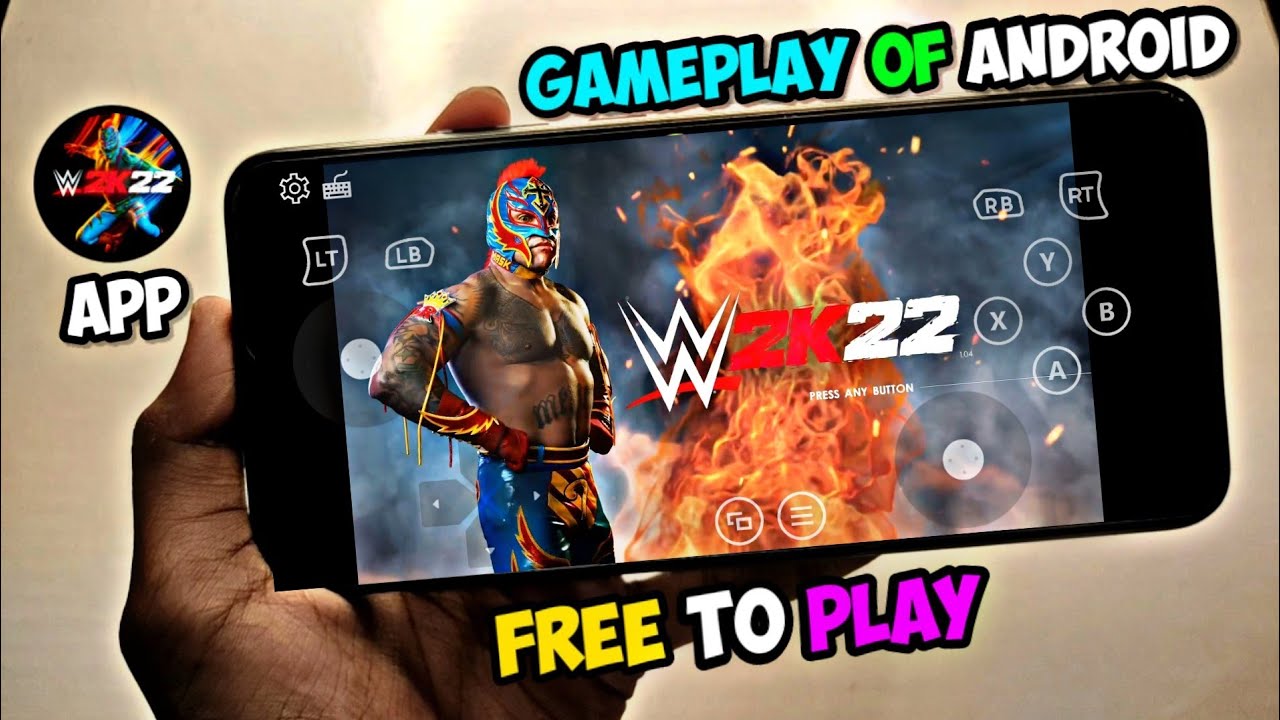 Wwe 2k22 Android Mobile Apk and Obb