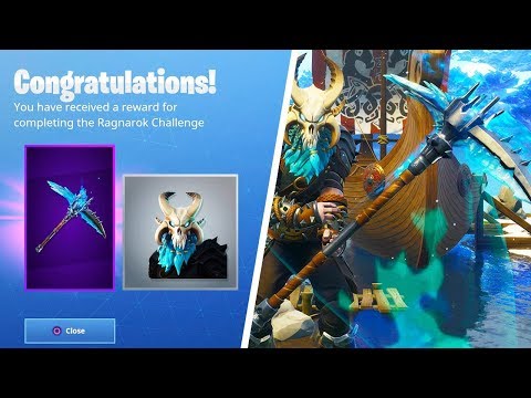 Видео: Fortnite Ragnarok: Как да отключите всички стилове, включително Ragnarok Pickaxe