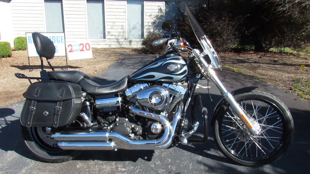 2013 Harley Davidson Dyna Wide Glide Vance and Hines Slip on exhaust Baffles in