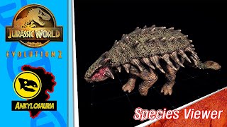 [4K] Jurassic World Evolution 2 All Ankylosaurians Species Viewer