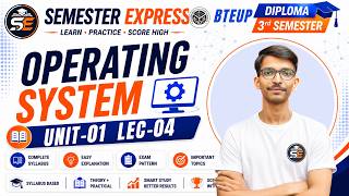 🔴 LIVE | Operating System Unit 1 Lecture 4 | Introduction to OS | BTEUP Diploma 3rd Semester