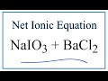 Net Ionic Equations and Spectator Ions