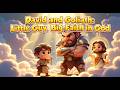 David and Goliath for Kids - Little Guy, Big Faith in God!! #davidandgoliath #kidsbiblestory