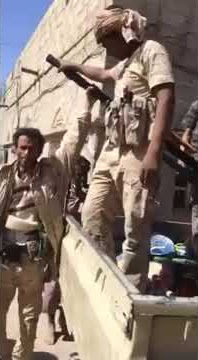 شباب بلحارث ياخذون بثارهم من الحوثيين ويغتنمون اطقم وسلاح في ايام معركة تحرير بيحان