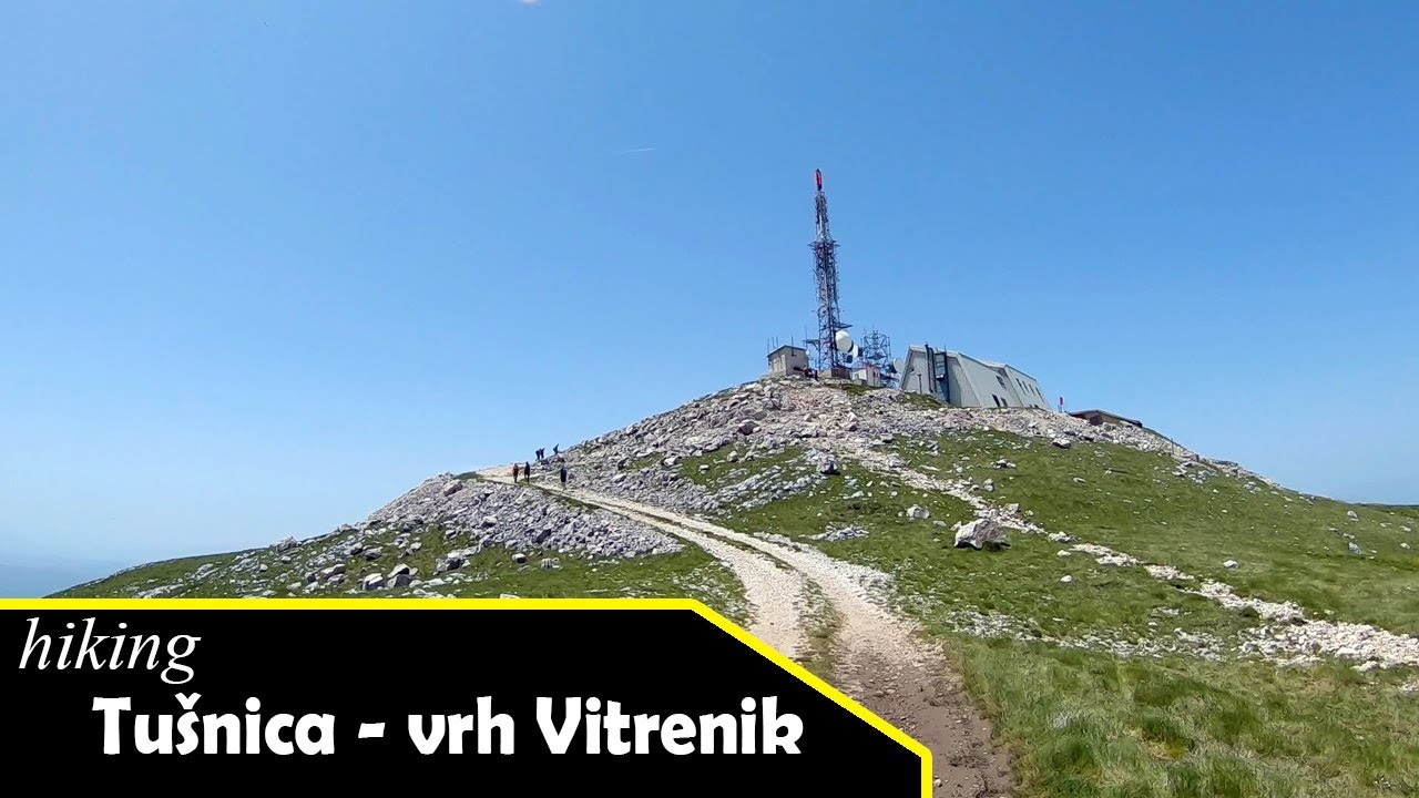 Tušnica, uspon na vrh Vitrenik
