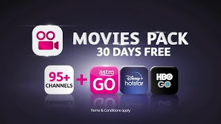 Get Astro Movies Pack 30 Days FREE : Turning Red Is Coming Home!