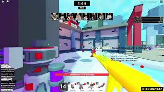 Dark Matter Sentry VS 50 PLAYERS On Suijin Map 😈 (Roblox BIG Paintball)