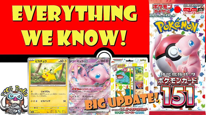 Pokémon Card 151 - Everything We Know! Most Hyped Set! Big Update! (Pokemon TCG News)