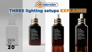 How to Light Cosmetics Bottle in Blender (Quick Blender Tip 20)
