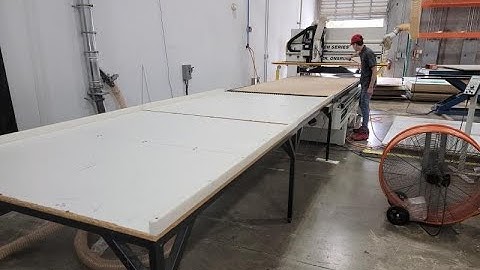 C.R. ONSRUD Tech Series 145T Moving Gantry CNC Router w/ATC, Boring and Table Sweep