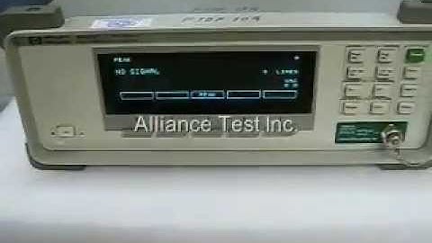 86120C Agilent, Multi-Wavelength Meter, 1270-1650 nm from Alliance Test!