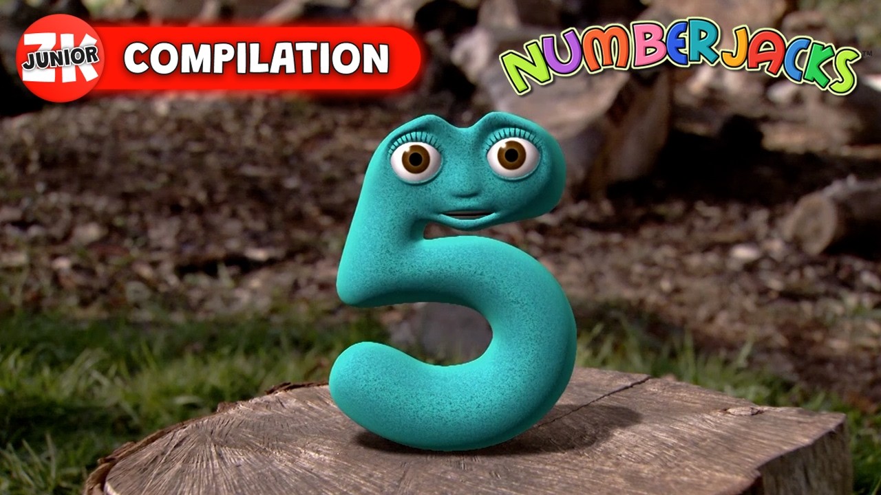 Colourful Number Adventures! 🌈 Numberjacks | Full Episode