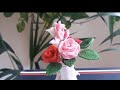 HOW TO MAKE EASY FONDANT ROSES/BHANU'S SUGAR  FLOWERS