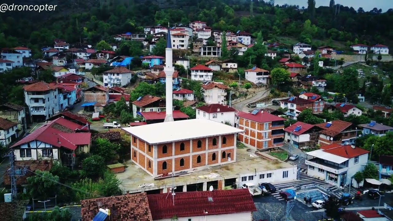 Tanoba Kasabası drone çekimi Erbaa Tokat 