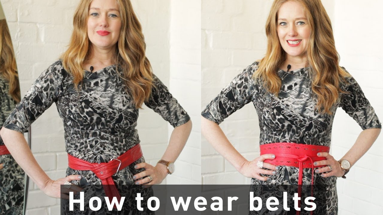 How To Wear Belts For Your Body Shape - Fashion For Women Over 40 - Youtube