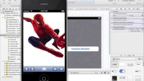 Xcode Transform Animation