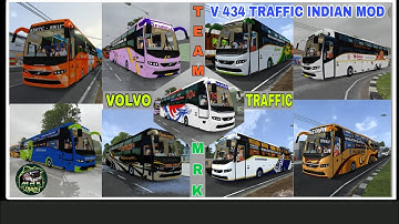 BUSSID V4.3.4 VOLVO MULTI TRAFFIC INDIAN MOD V2 BY ( TEAM MRK )