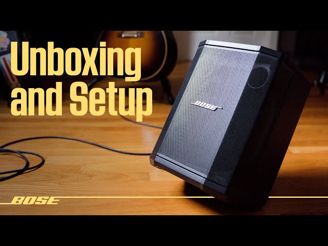 Bose S1 Pro – Unboxing and Setup