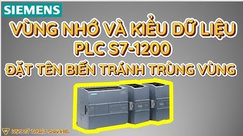 Chi Tiết Vùng Nhớ Kiểu Dữ Liệu Và Cách Đặt Tên Biến Tránh Trùng Trong PLC S7-1200