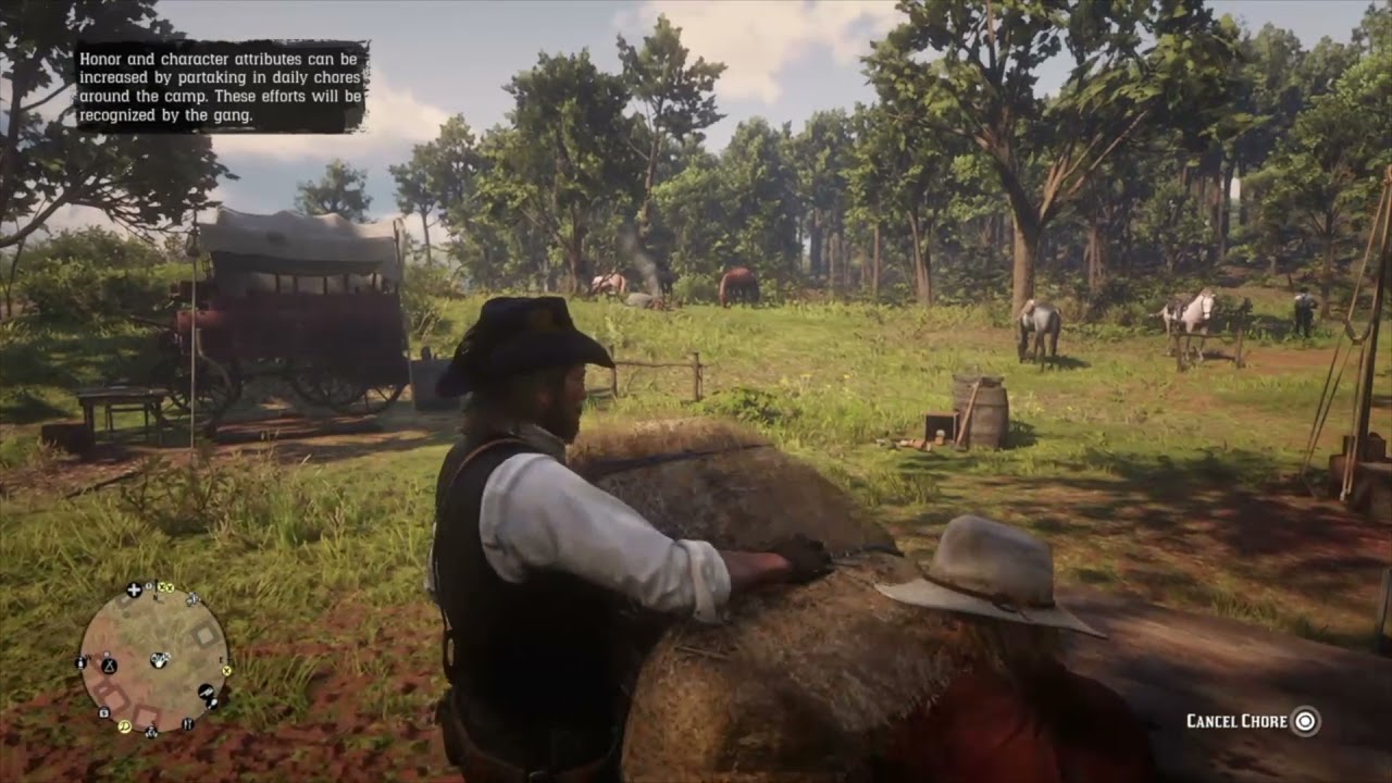 You Cannot Knock Micah Over With A Hay Bale, in Red Dead Redemption 2 # ...