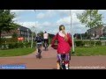 The school run in assen netherlands  a country where children are important true mass cycling