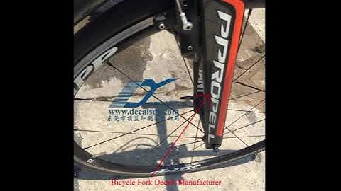 bike rack fork water transfer decals factory China.