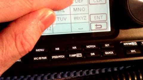 Icom IC-7100 :  Setting My Call