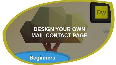 Dreamweaver Web Design Tutorial - Mail Contact Page