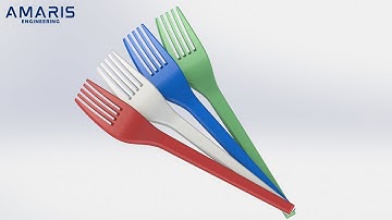 SolidWorks Tutorial N°29 : Plastic Fork