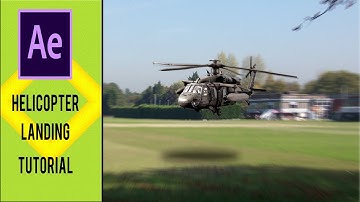 After Effects Tutorial  Landing Helicopter Element 3D HD