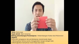 Mari meramas dan merenyuk kertas