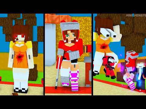 Dark JJ Plays Squid Game With Sister Red Light Green Light | BoBo Minecraft#minecraft