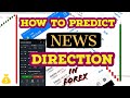 how to predict the news direction in forex trading,,,forex wizard