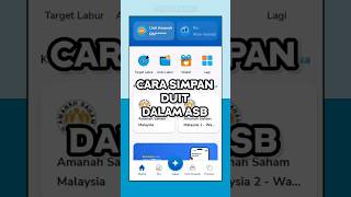Cara Simpan Duit Dalam ASB | MyASNB