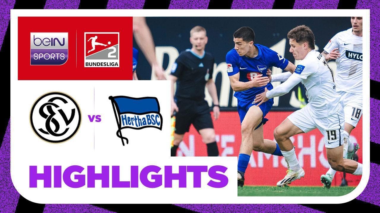 Elversberg v Hertha Berlin | 2. Bundesliga 23/24 Match Highlights