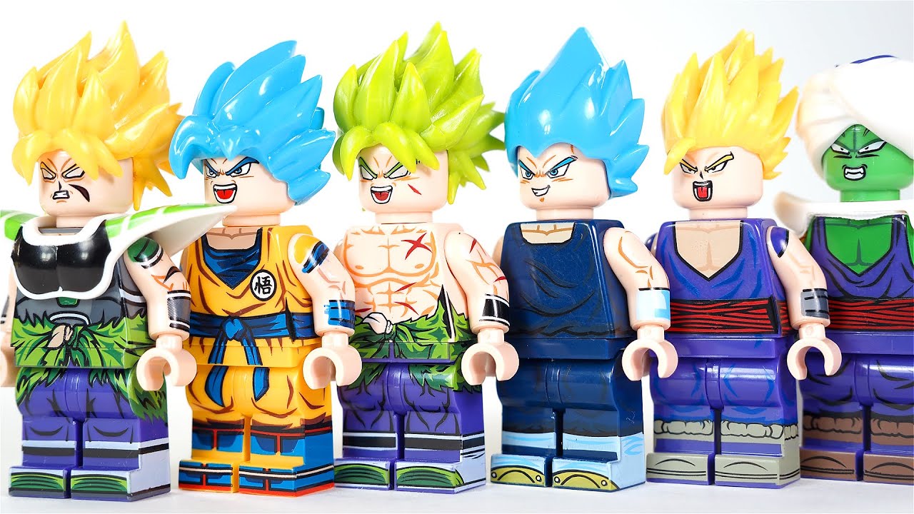 LEGO Dragon Ball Super Super Hero | Son Gohan | Broly | Gamma 2 | Son Goku  Unofficial Minifigures - YouTube
