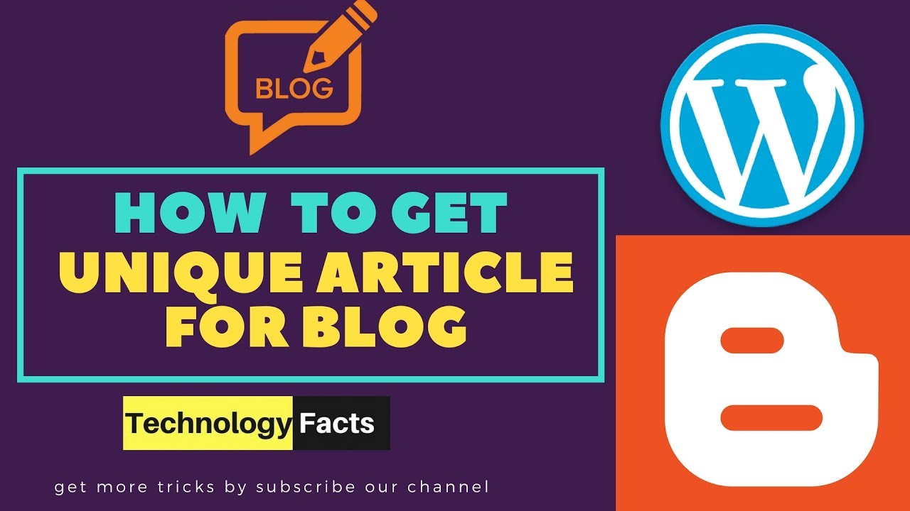 How To Get Free Unique Articles For Blog | Get Free Content For website