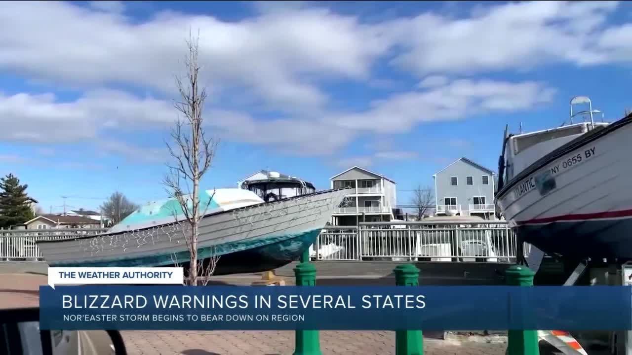 Winter storm to bring blizzard conditions to US East Coast - YouTube