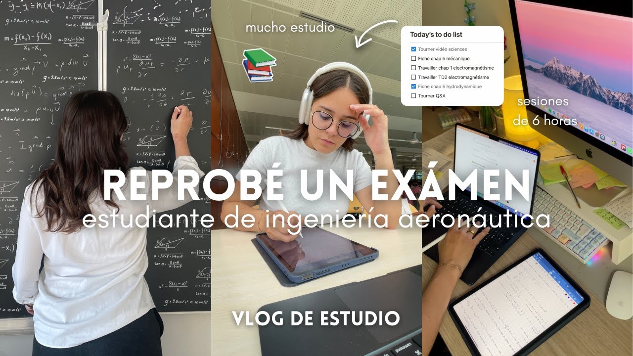 Una Semana Estudiando para los Exámenes que Reprobé | Vlog Realista