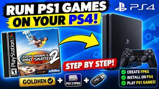 I turned my banned PS4 into a PS1 (GoldHEN)