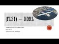 Group Flight 021 | VFR Bear Island to KORL | VATSTAR
