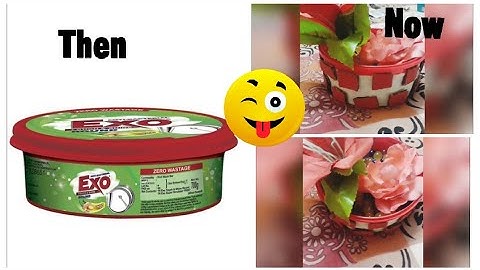 #Easy DIY  reuse of empty vim bar box