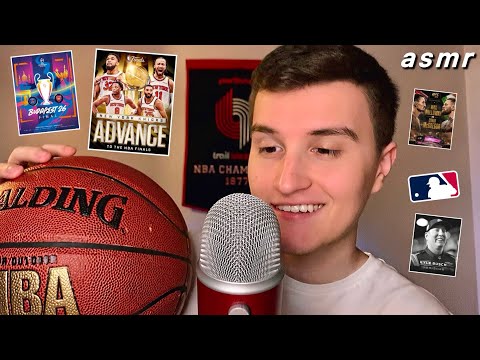 ASMR | スポーツの話題をひそひそ話で振り返り ⚽️🏀 (NBAプレーオフ、チャンピオンズリーグ、MLB)
