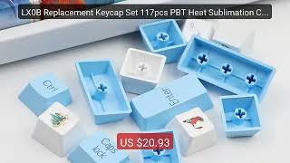 LX0B Replacement Keycap Set 117pcs PBT Heat Sublimation Cover for M... — Top Rated 2026 | Buy Now!